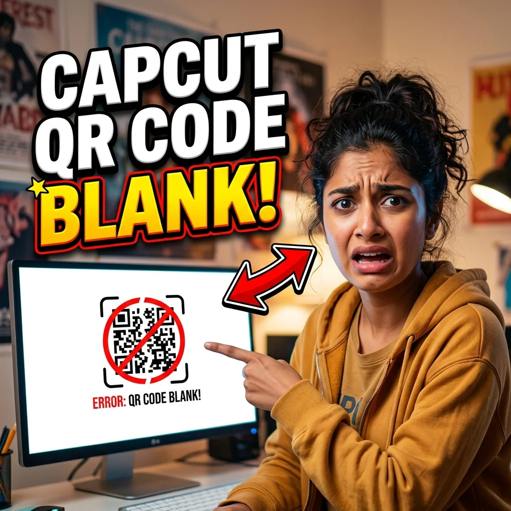 CapCut PC QR Code Blank Screen Fix
