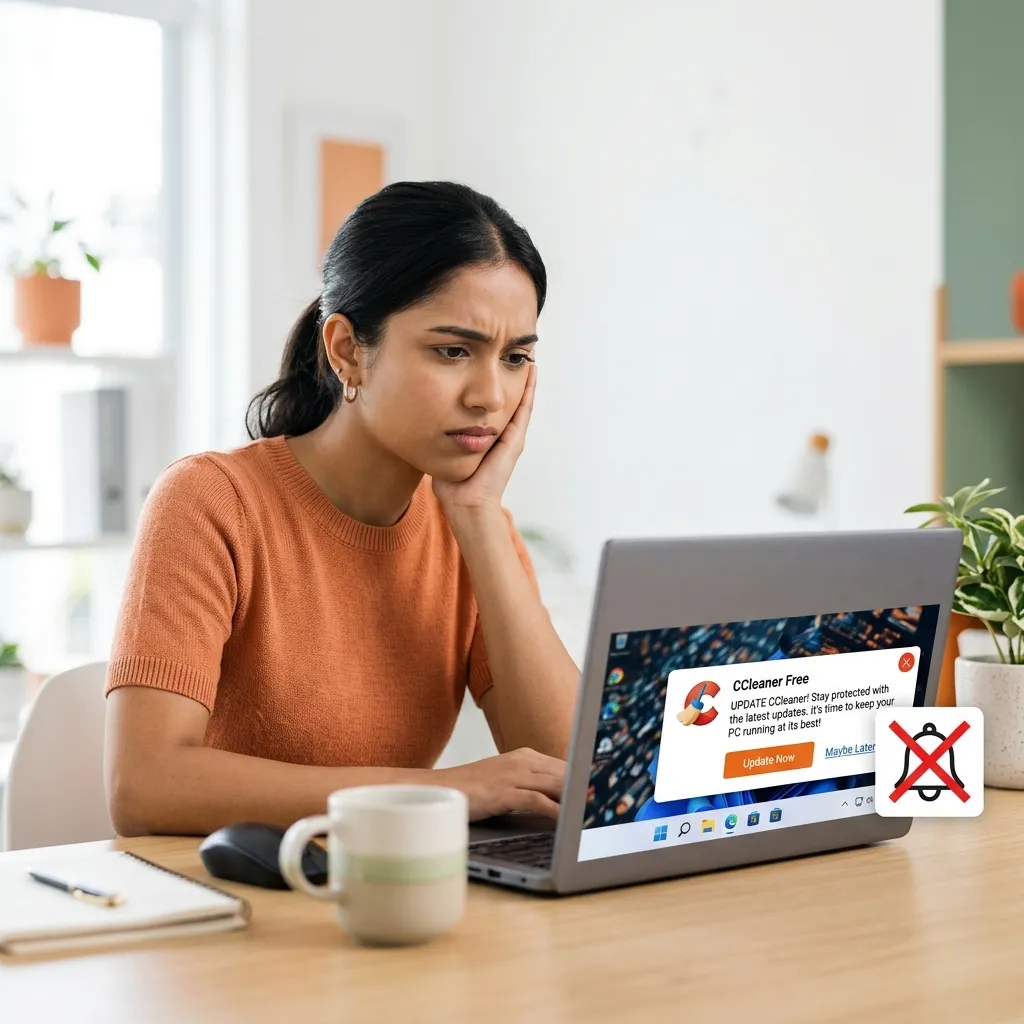 Disable CCleaner Popup